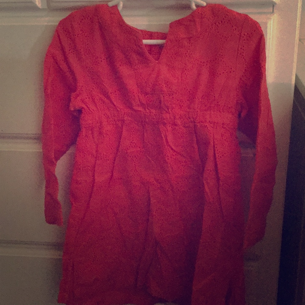 Cute red dress for toddlers